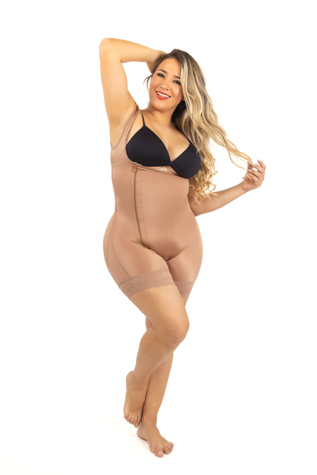 Faja corta de uso diario en licra bidireccional PSP004 Half Leg Gird