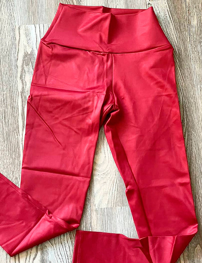 Leggins moldeador Colombiano rojo