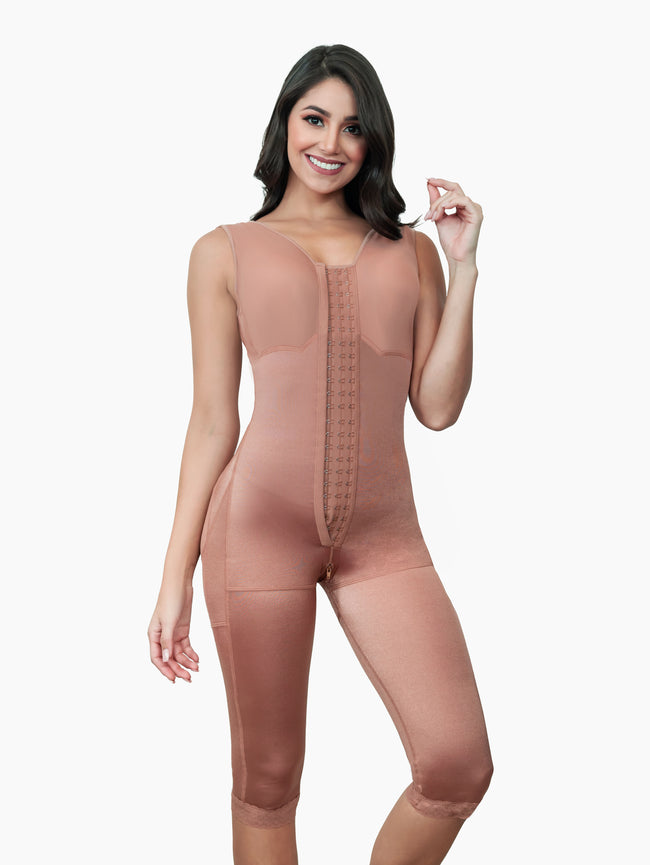 Ref, PSP013 Faja larga postquirurgica con brasier incluído / Long post-surgical girdle with bra included