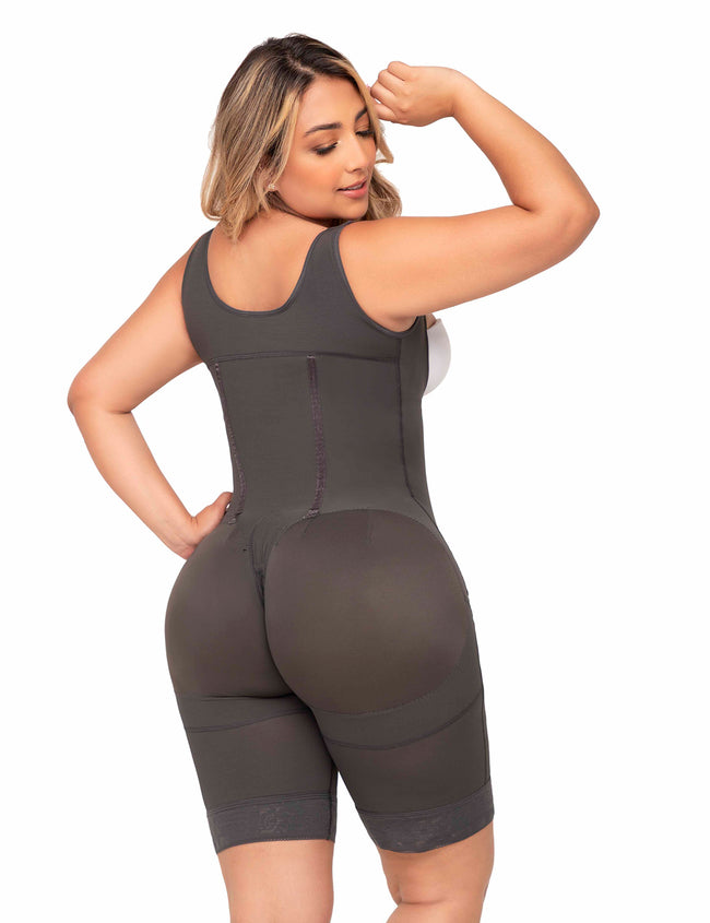 PS003 Faja media pierna con varillas en abdomen para maxima compresión
