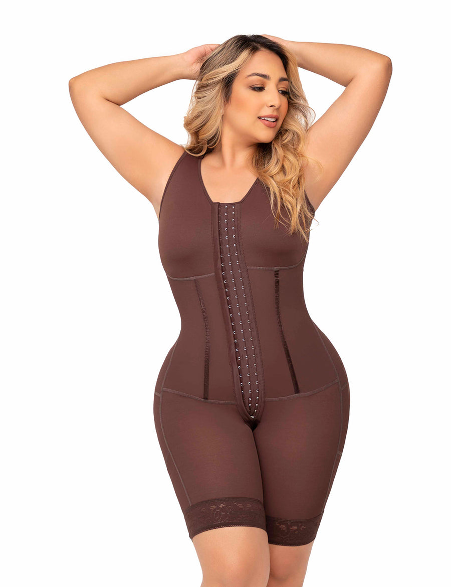 PS001 Shapewear with bra & firm waist compression