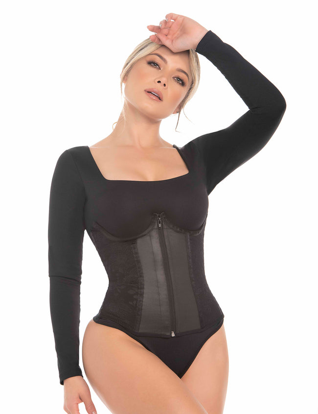 GB004 Corset para uso exterior con body o camisas / waist trainner