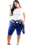Biker short azul rey