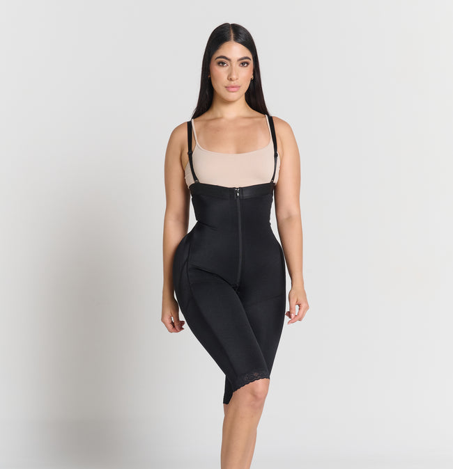 Ps27028 Faja strapple, tipo capri, con realce natural. Hecha con in material de alta calidad que mantiene la piel fresca.