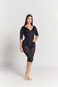 Ps27027 Faja completa ideal para mujeres altas torso largo y para usar despues de una cirugia. Con 3 niveles de ajuste y cierre perineal.