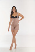Faja strapples con broches color palo de rosa