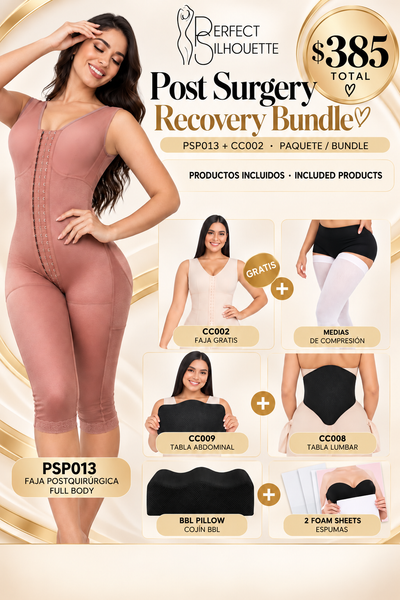Post Surgery Recovery Bundle — PSP013, CC002 and listed accessories; edited promotional artwork